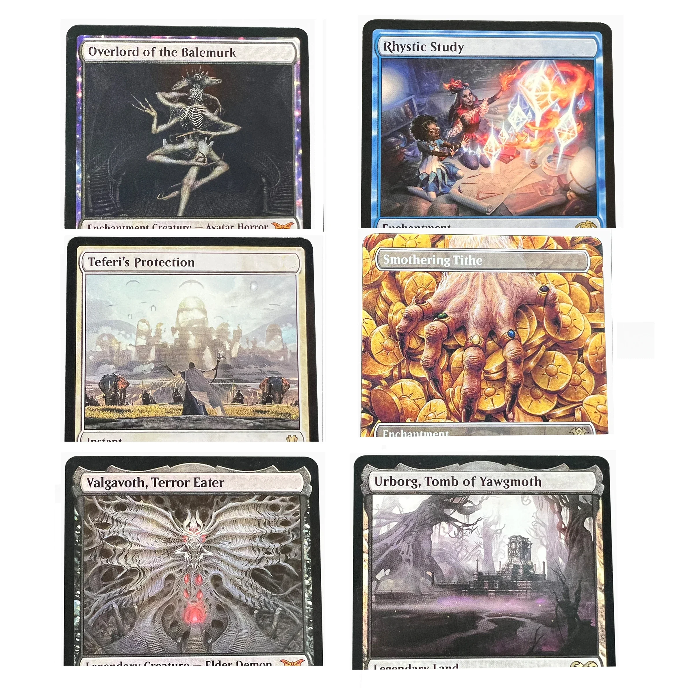 Valgavoth Terror Teferi's Protection C17 Overlord of the Bale Holo TCG Juego de Cartas Coleccionables en Inglés de Calidad