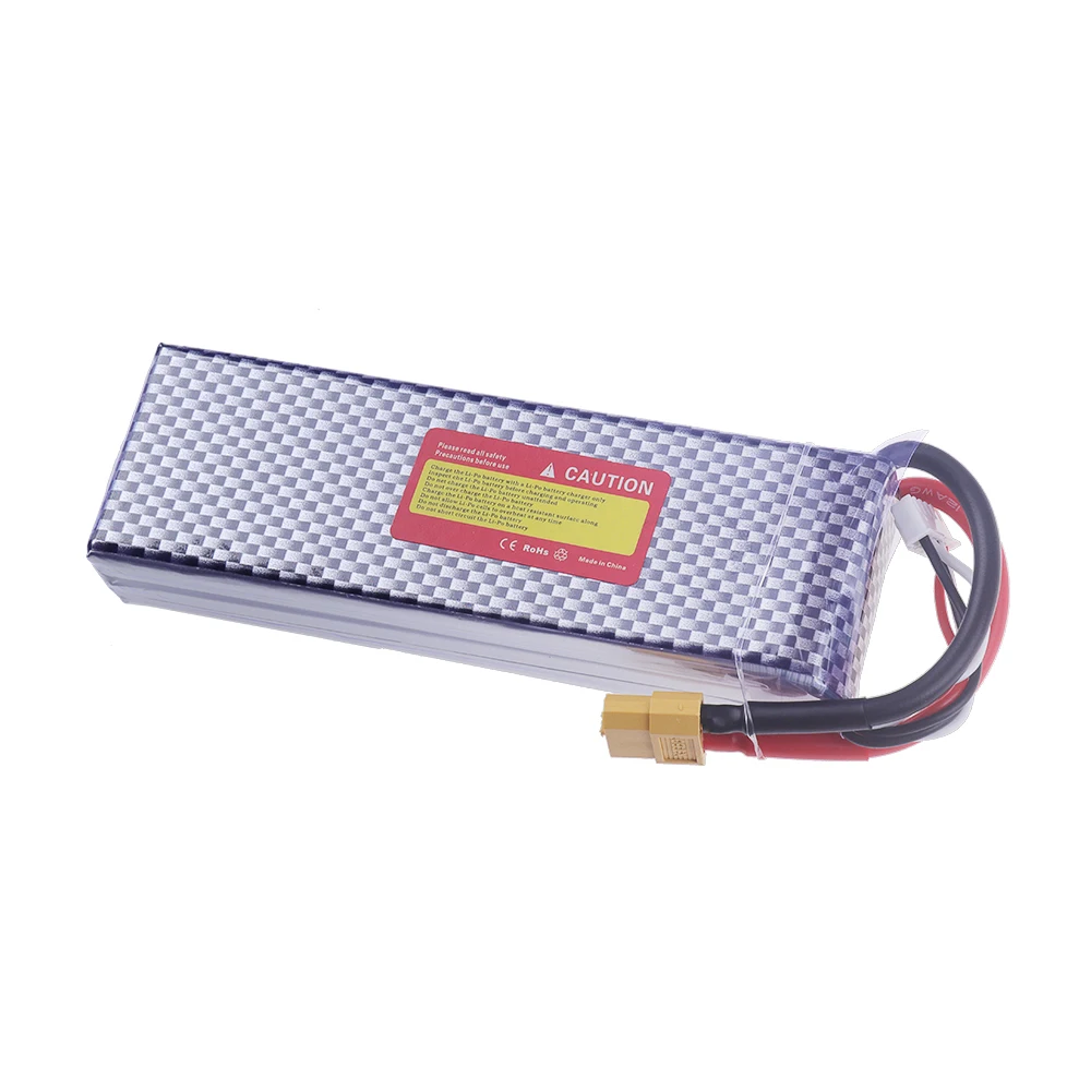 4S LiPo Batterij 14.8V 5200mAh 60C voor RC Auto met Deans Plug XT60 Connector Voor RC Auto helikopter Drone Boot Vliegtuig