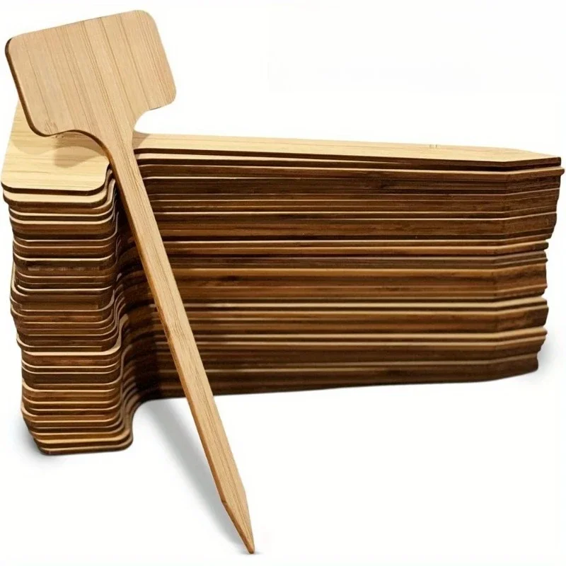 50/100pcs Extra Long Bamboo Plant Stakes 17.8 Cm Plant Labels for Outdoor Use Plant Tags & Identification Stakes for Gardening