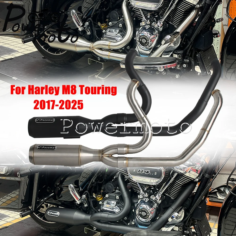 

Exhaust Pipe Exhaust System DB Killer Motorbike Exhaust Muffler Escape Tube For Harley Touring FLHT FLHR FLHX FLTRX FLTRU FLHRXS