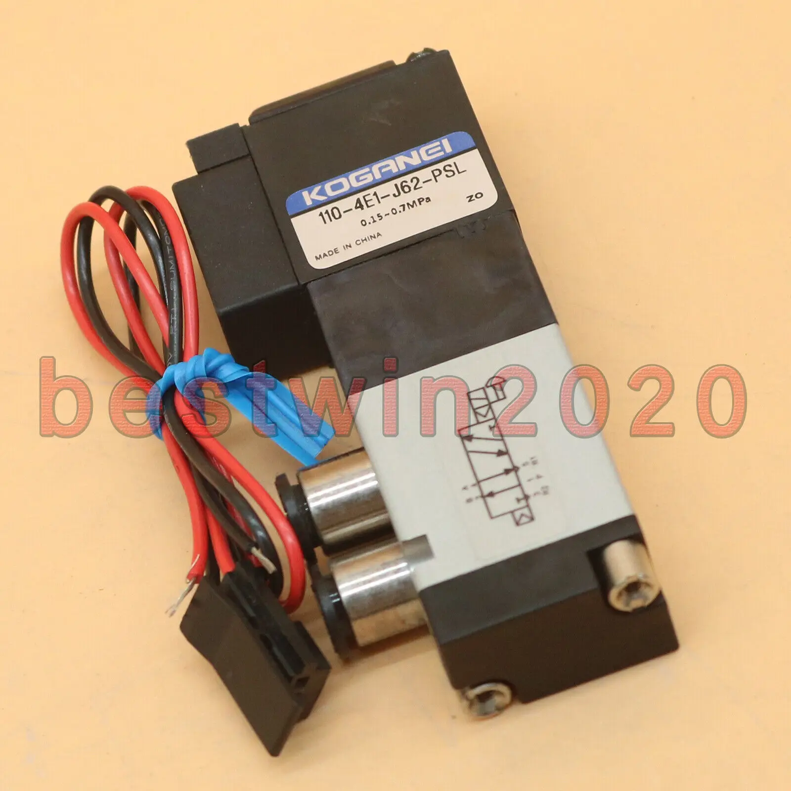 KOGANEI 110-4E1-J62-PSL DC24V New solenoid valve