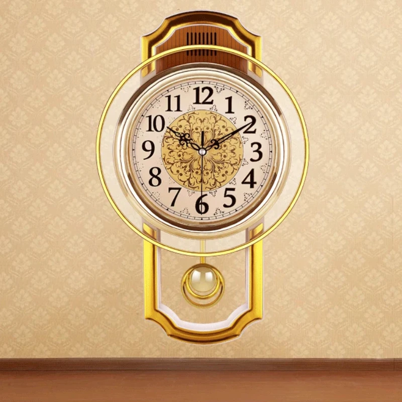 Large Retro Luxury Simple and Fashionable Living Room Nordic Creative Home Decoration Clock