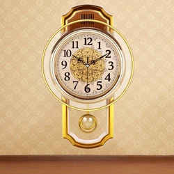 Large Retro Luxury Simple and Fashionable Living Room Nordic Creative Home Decoration Clock