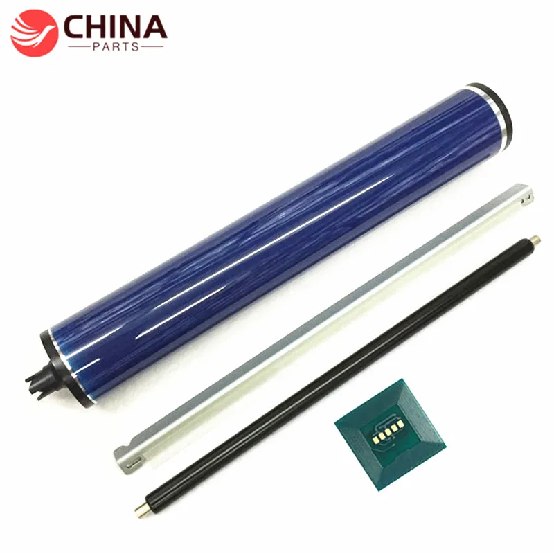 1Set Charge Roller+013R00663 Drum Chip+Black Cleaning Blade+Color C60 C70 OPC Drum for Xerox Color 550 560