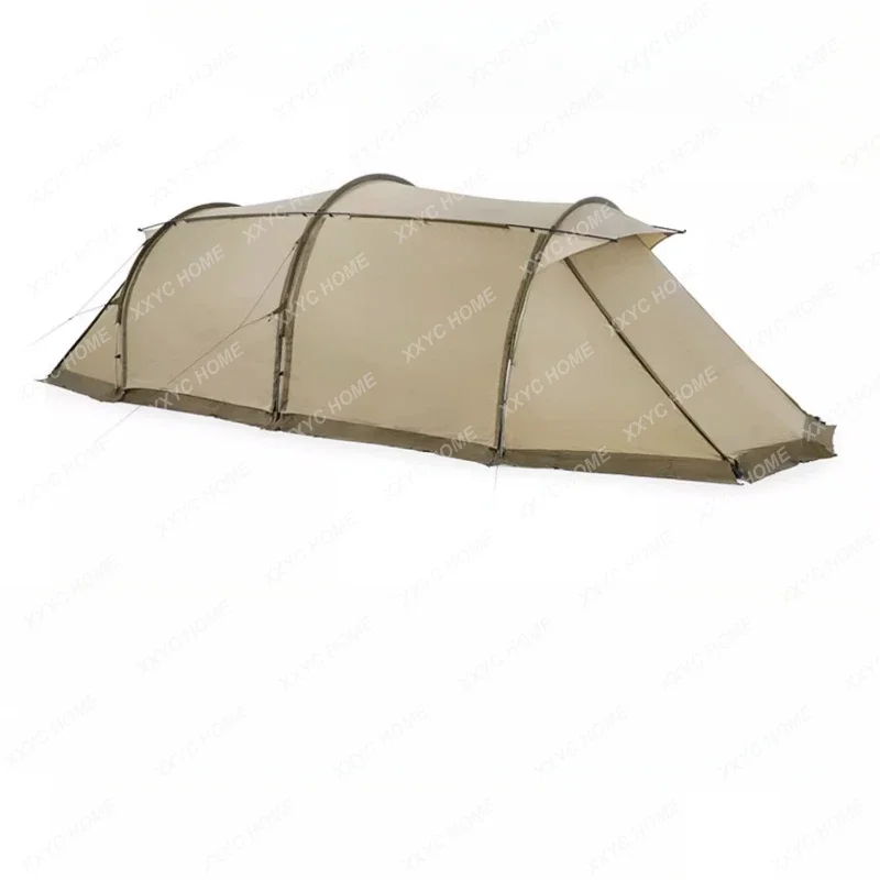 

One Bedroom and One Living Room Tunnel Tent Rainproof and Sun Protection Camping Tent