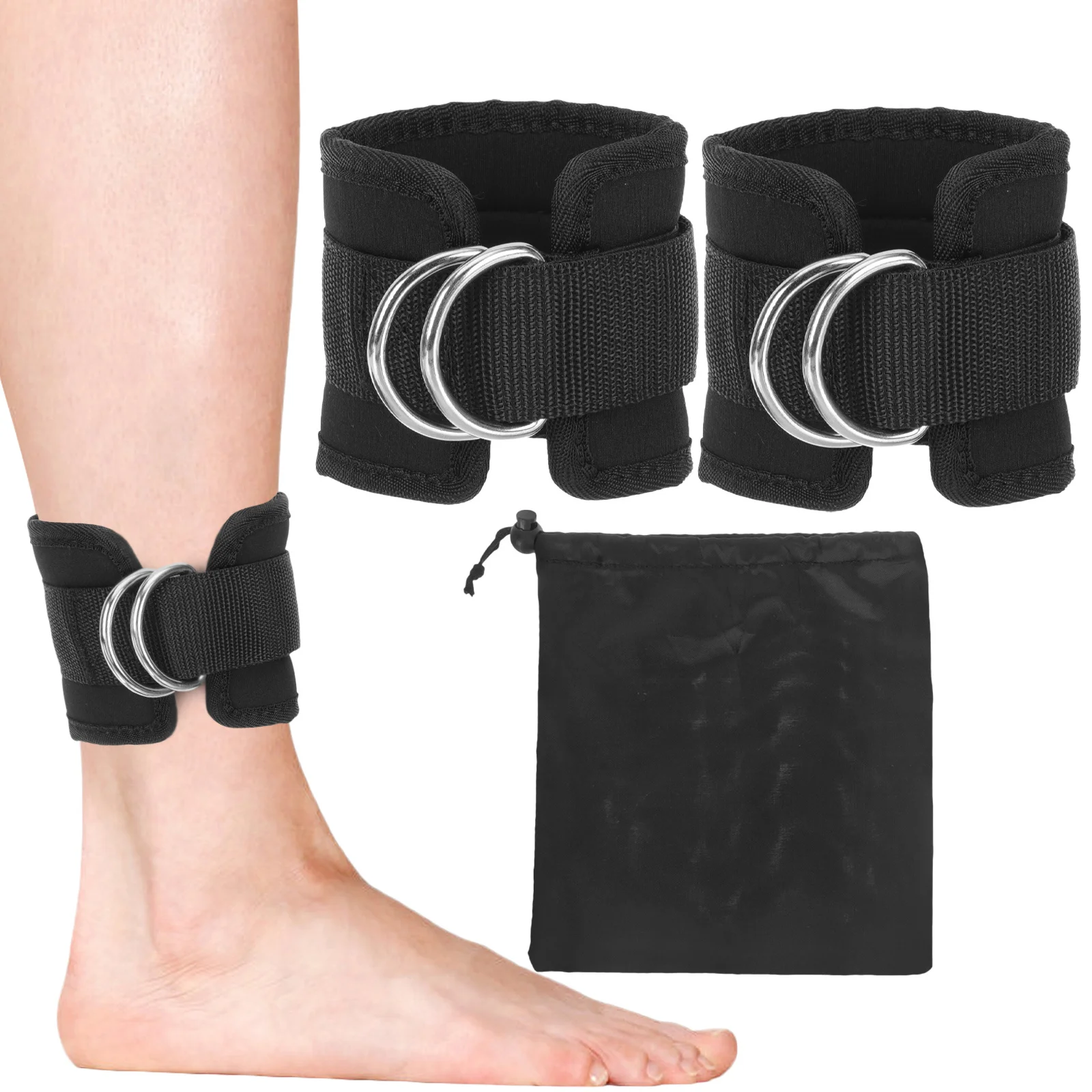 

1Set Ankle Bands Adjustable Ankle Weights Wear-Resistant Straps for Gym Workout Training Leg Workouts Fitness Equipment