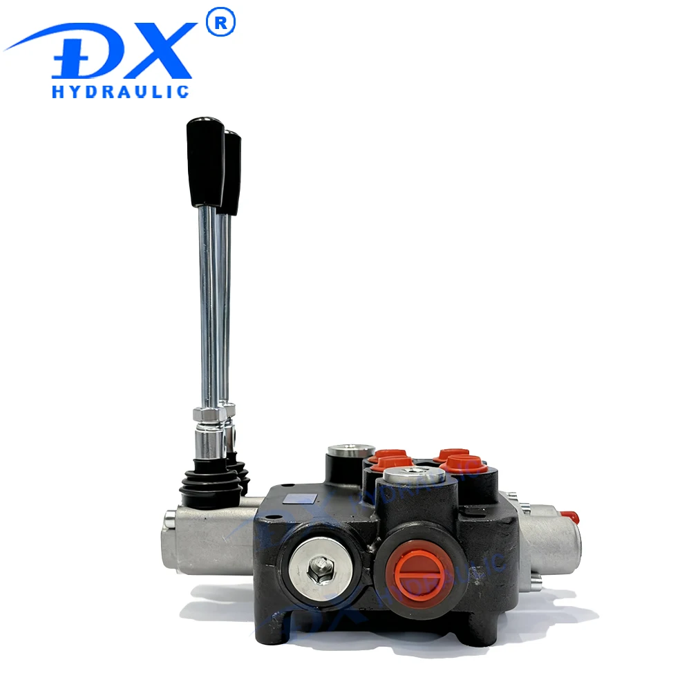 Monoblock Type P40 Hand Lever Mobile Valves 200 Bar 40LPM Flow Rate Directional Control Valve