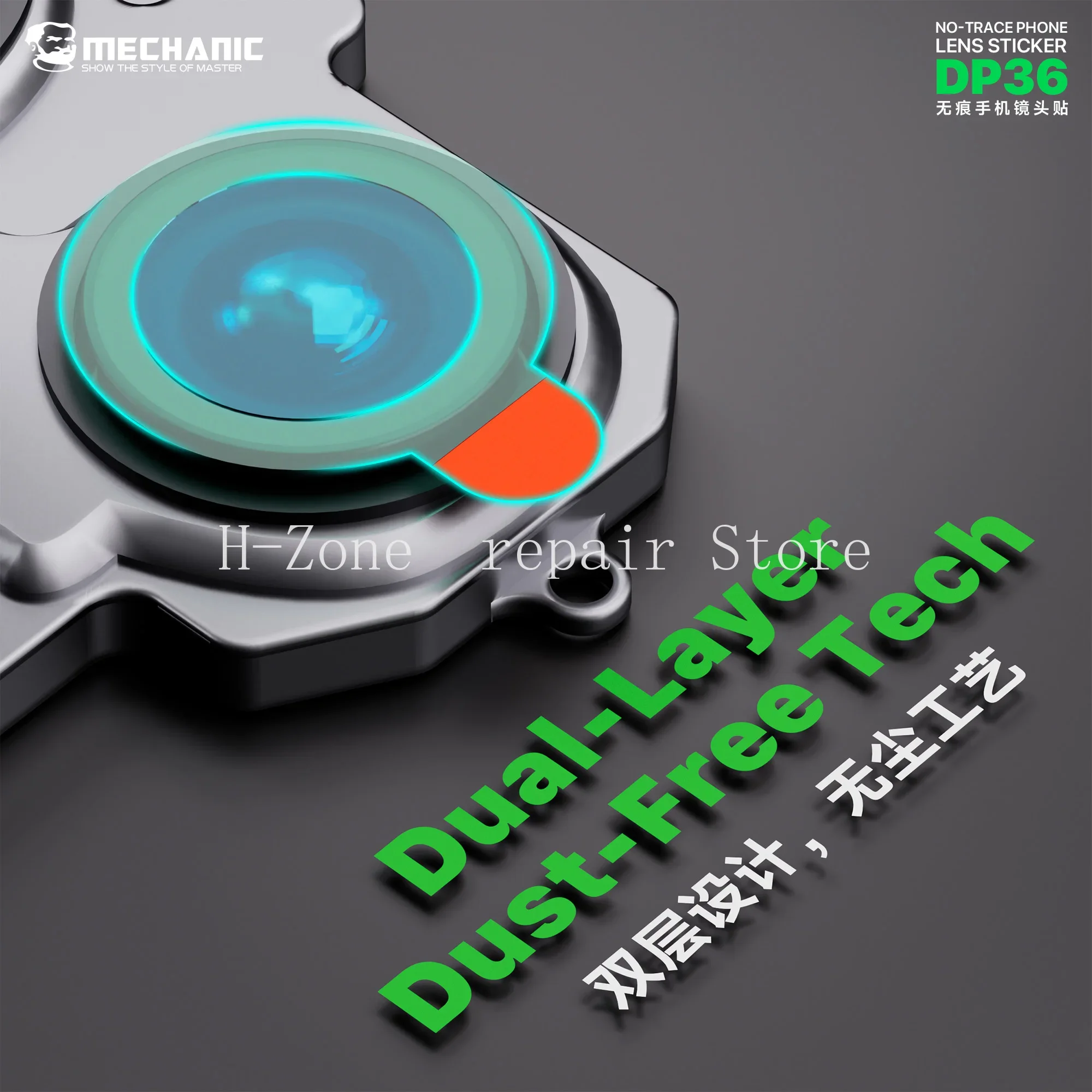 

MECHANIC DP36 360PCS/Pack Phone Camera Protective Sticker Suitable For Rear/Front Camera Repair Anti-Scratch and Dust-Proof