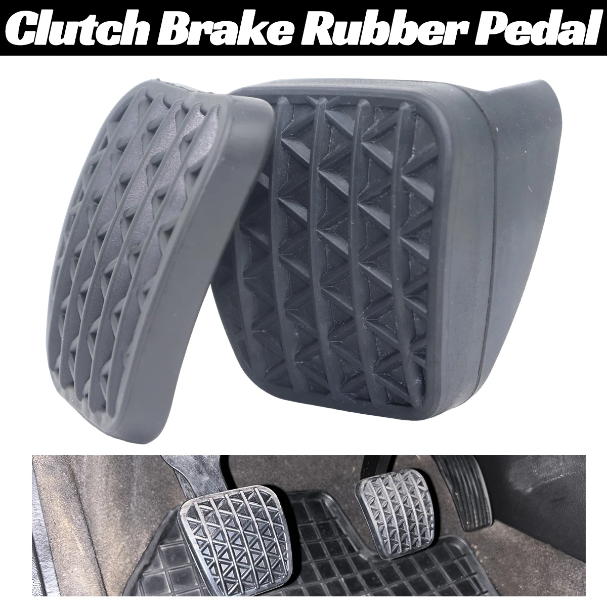 Car Clutch Brake Pedal Rubber Pad For Vauxhall Opel Astra J Cascada Insignia A Zafira C Buick Regal Verano Chevrolet 13281353