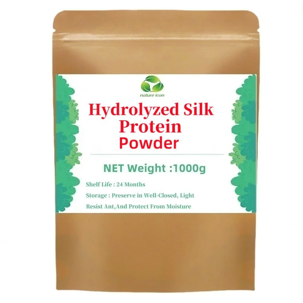 Hot Supply 99% Hydrolyzed Silk Protein Powder ,silk Fibroin For Moisturizing, Brightening And Improving Skin Perception