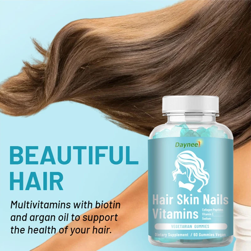 

1 Bottle Biotin Skin-beautifying Hair-beautifying And Nail-beautifying Soft Candy Antioxidant Makes Hair Dense And Nail Healthy