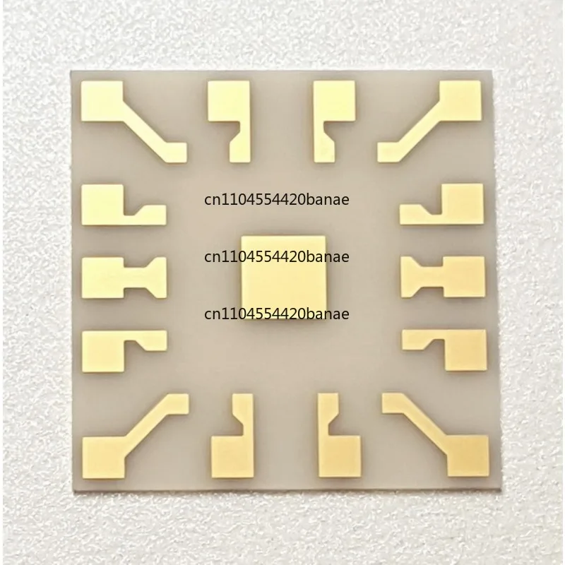 Ceramic Circuit Board Alumina Substrate Heat Sink High Thermal Conductivity Circuit Board Scientific Research Chip Holder