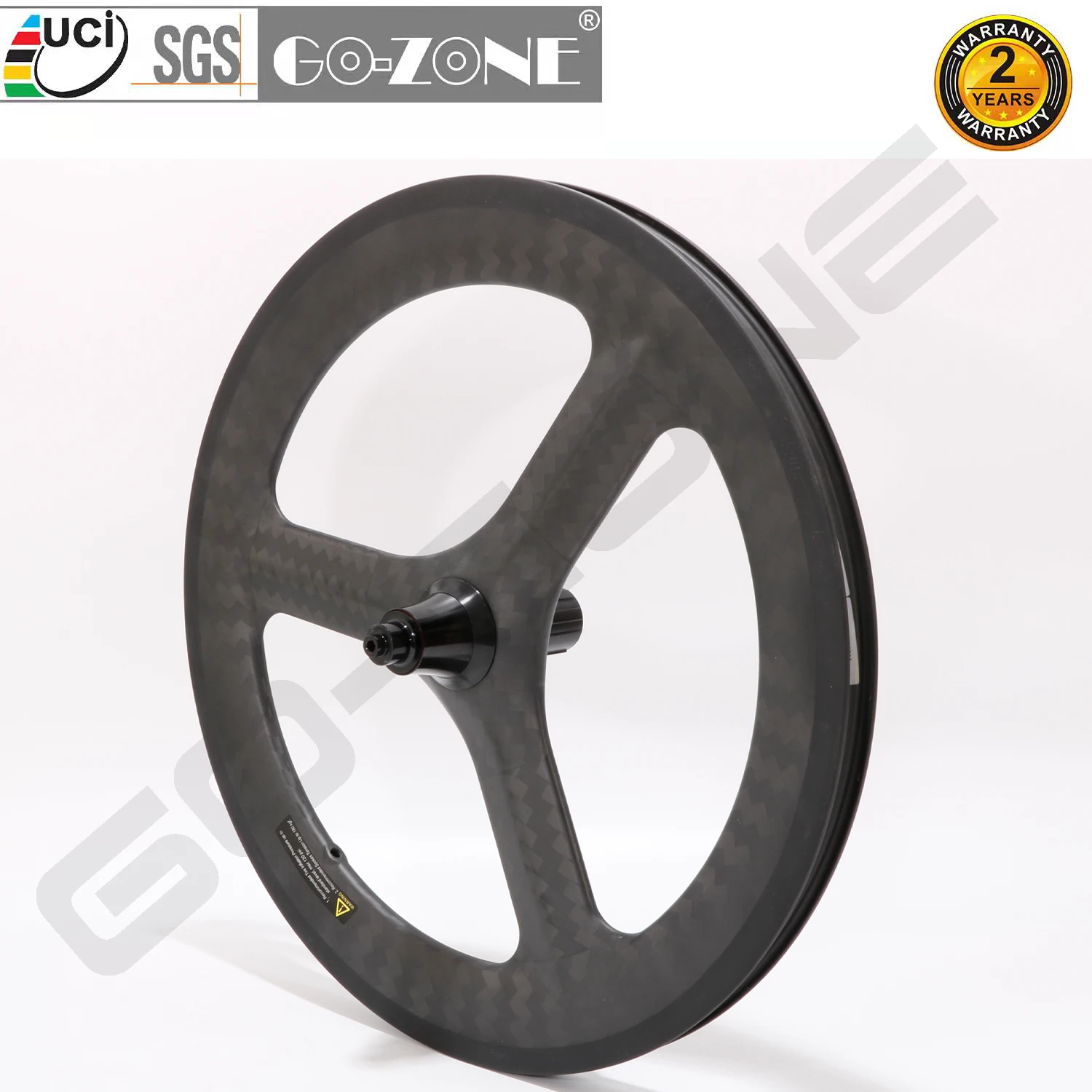 

Carbon 3 spoke 20" 406 wheel Fold Bike Wheels Clincher Tubeless Disc Brake / Rim Brake 25mm Width 48mm Height Road Wheels