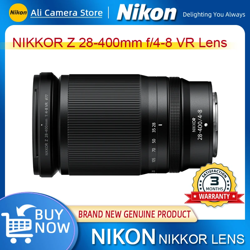 Объектив Nikon NIKKOR Z 28-400 мм f/4-8 VR с длительным фокусом, микро-одинарный объектив, дорожный объектив Z28 400, объектив Nikon 28400 Объектив Nikon NIKKOR Z 28-400 мм f/4-8 VR с длительным фокусом, микро-одинарный объектив, дорожный объектив Z28 400, объектив Nikon 28400
