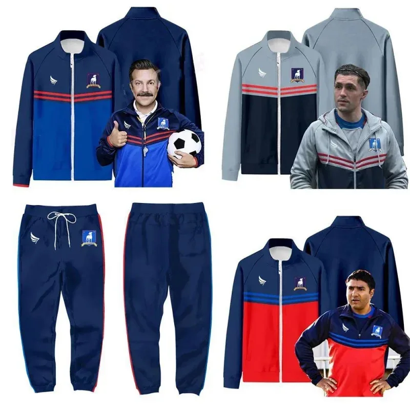 

Halloween costume Ted Cosplay Men 3D Baseball Jacket Women Zipper Winter Passionate AFC Richmond Football Jersey Tracksuit Cloth