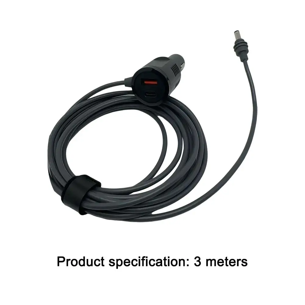   Para StarLink Mini Cable cargador de coche a DC Plus USB + C Cable de alta calidad enchufe D C fuente de alimentación estable para StarLink Mini