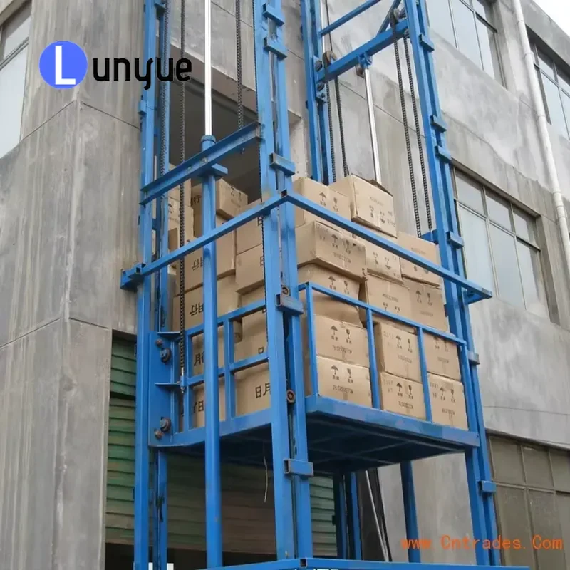 CE ISO9001 Approved Modern Electric Material Elevator with Anti-slip Work Platform and High Strength Steel for Workshop