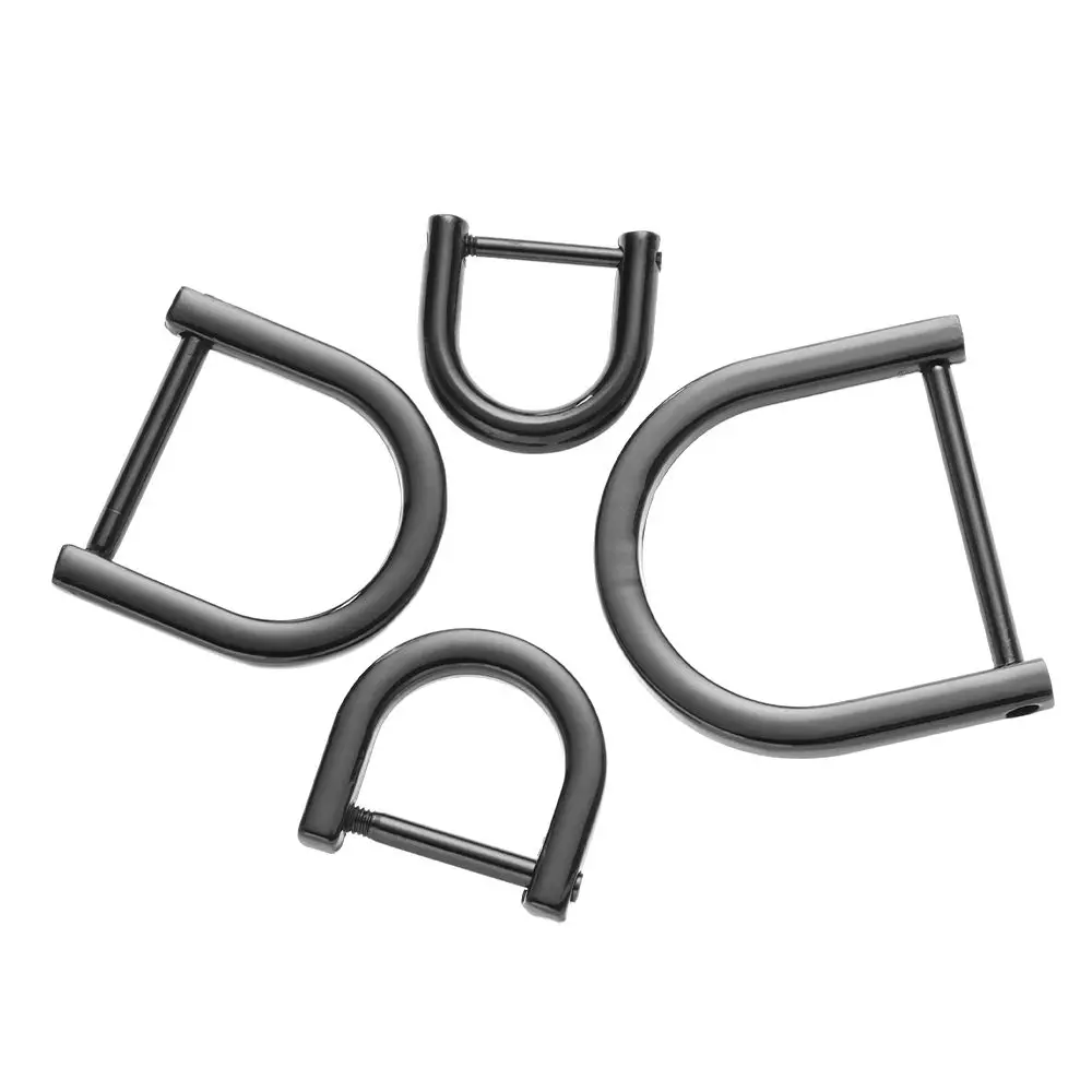 バッグ用クラスプ付きショルダーストラップコネクタ,レザークラフトリング,バックル,アクセサリー