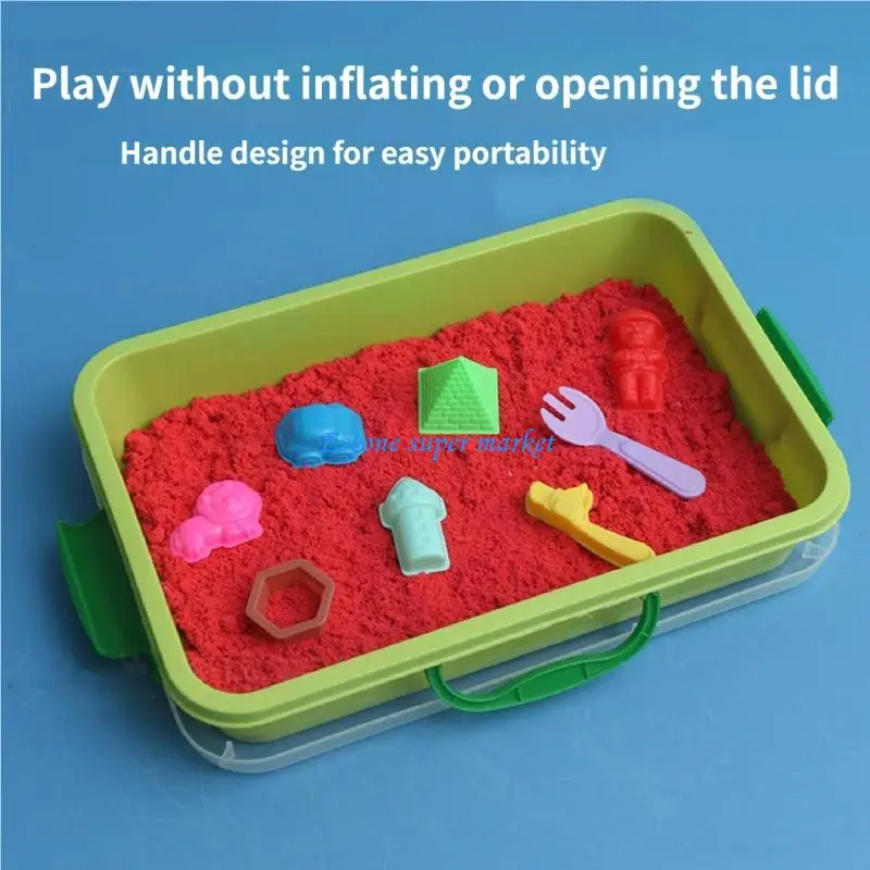 090B Stackable Sand Toy Plastic Sensory Bins for Arts Crafts Supplies