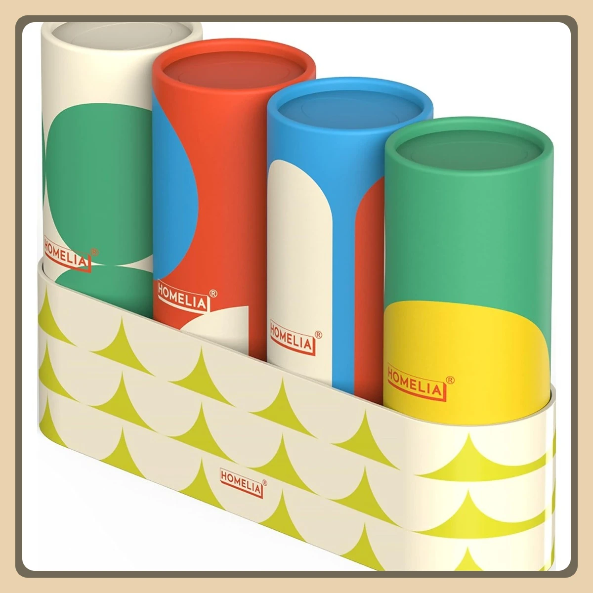 

Bulk Car Tissues 4-Pack, Cylinder Holder Round Cube Replacement for Kleenex Tubes