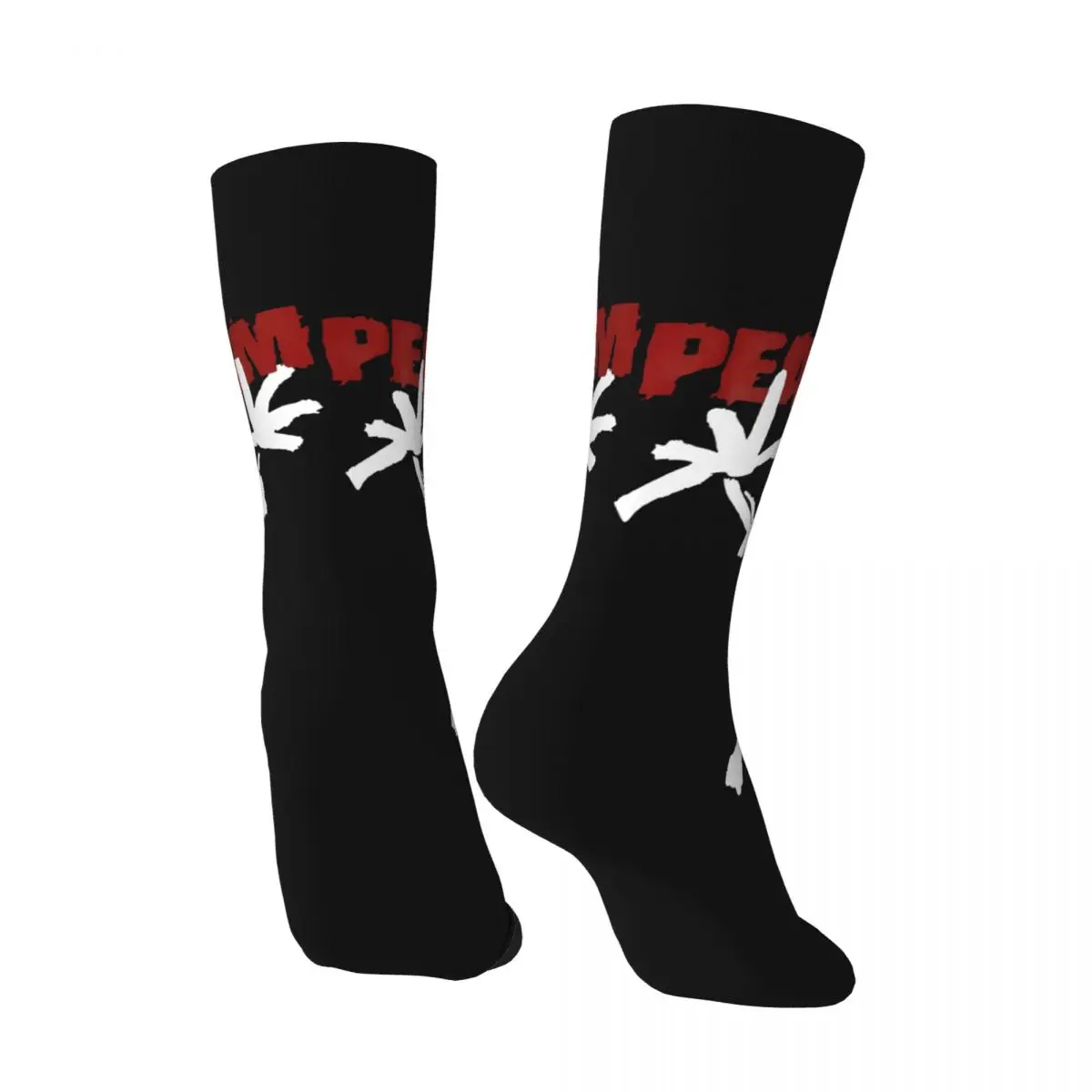 Crazy compression Classic Musician Rock Sock for Men Vintage Pearl Jam Seamless Pattern Crew Sock Novelty