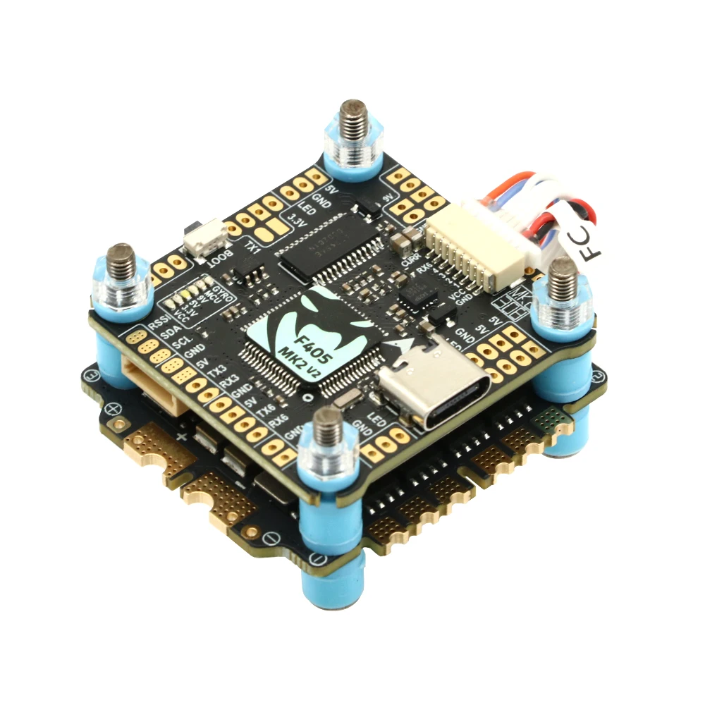 Diatone MAMBA F405MK2 F405 MK2 Betaflight Flight Controller w/ F40 40A F50A 50A 3-6S DSHOT600 ESC for FPV Racing Drone RC Models