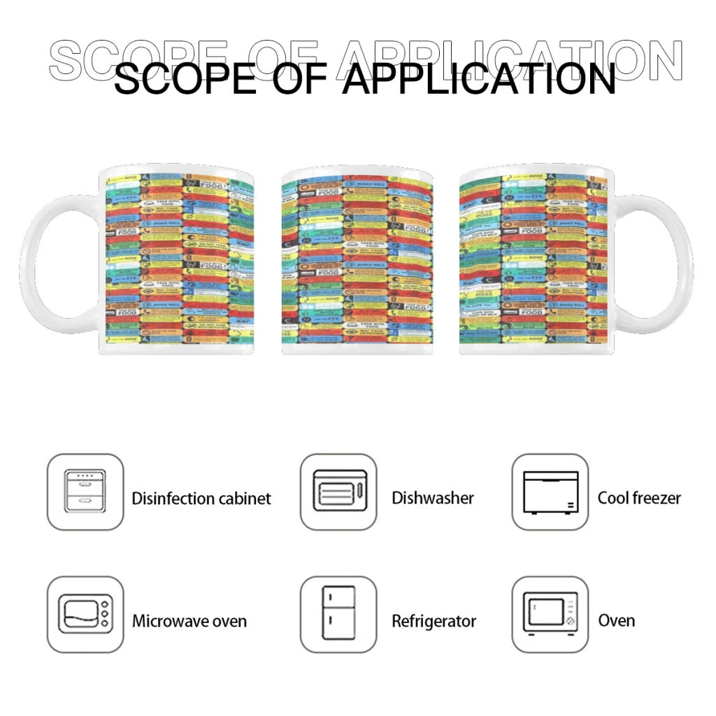 Pharmacy labels  Ceramics Coffee Mugs Tea Cup Milk Cups Gifts Drinkware Coffeeware