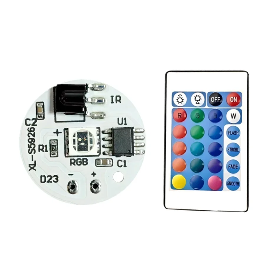 10~1PCS/Set 5V RGB LED USB Light Plate Linkage Control Colorful Source Wireless Remote DIY Advertising Decoration Light COB Chip image 5