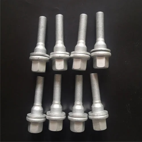 Imagen 2 del producto Pernos de rosca larga para rueda de Dacromet M12 x 1,25, pernos de neumáticos para lavadora de asiento plano para Citroen Peugeot 301 3008 308 406 607