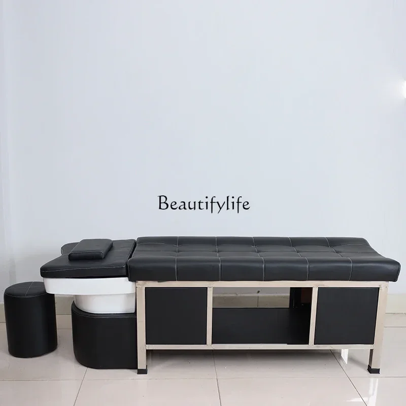 

FGLying полностью тайское высококачественное керамическое кресло для шампуня для раковины, многофункциональная промывочная кровать для терапии головы