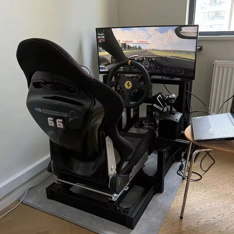 New driving emulator flight emulator cockpit rig 4080 aluminum profile simulation racing rig