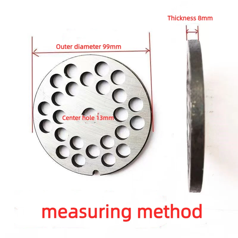 32 # meat grinder orifice plate blade mesh circular blade grate, meat grinder orifice plate stainless steel blade