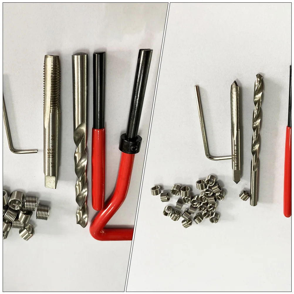 

30pcs Professional Thread Repair Tools Stripped Insert Wire Car Repair Kit Durable Alloy Fast Solution For