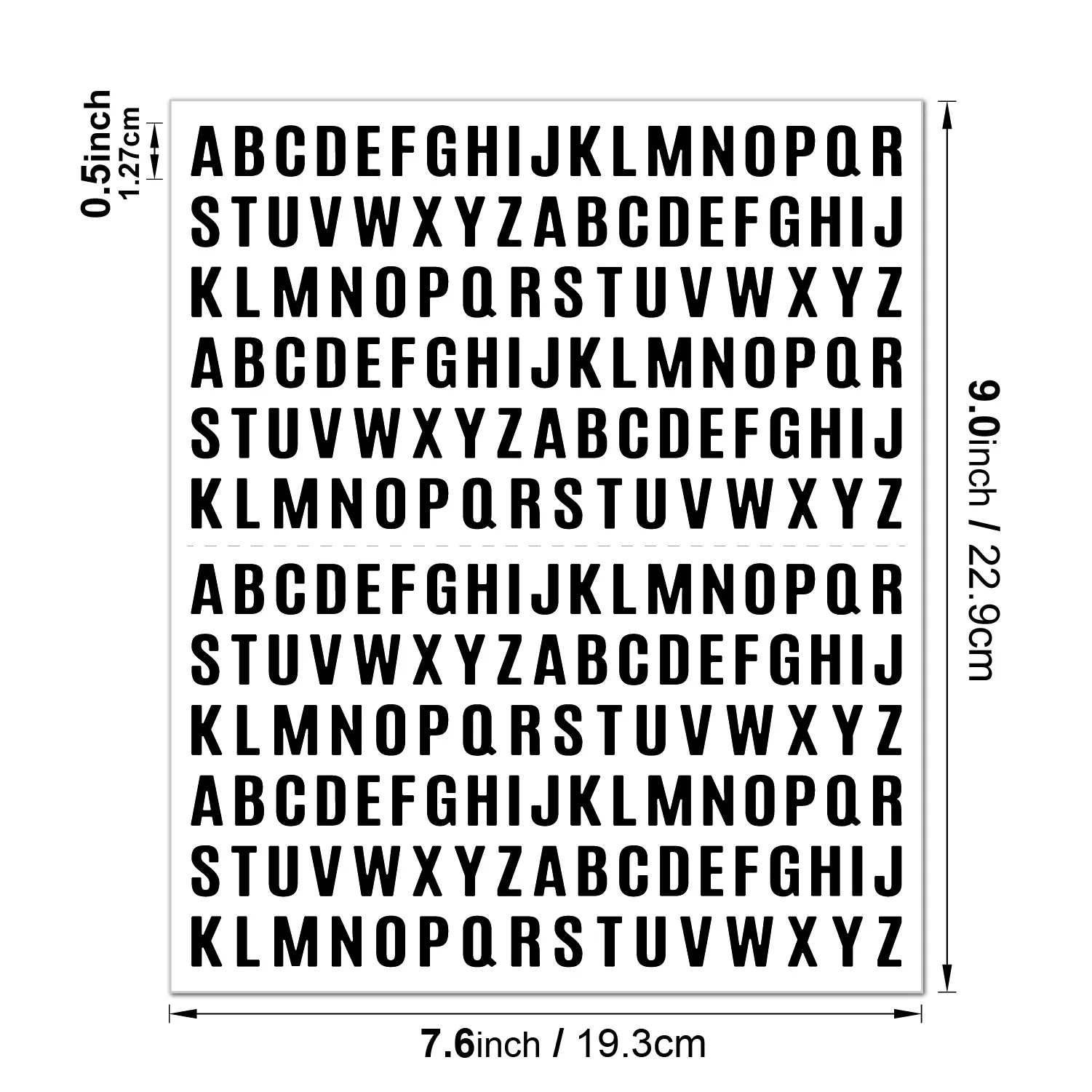 Stationery Sticker Alphabet Sticker For Birthday Parties File Classification Index Classification