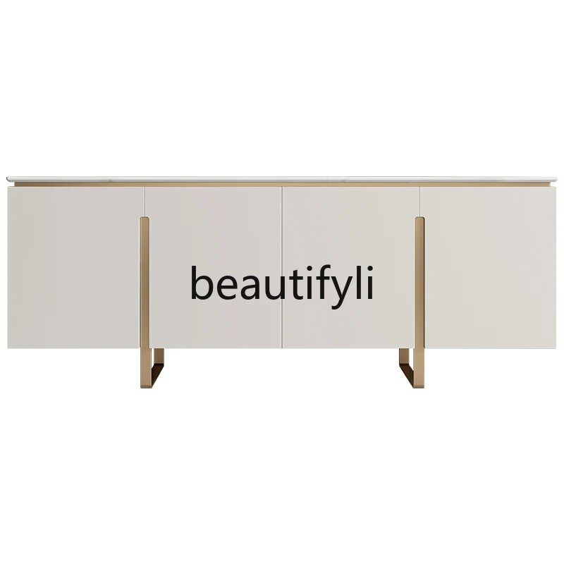 

Light luxury home entrance cabinet Modern simple dining side cabinet Living room wall storage cabinet