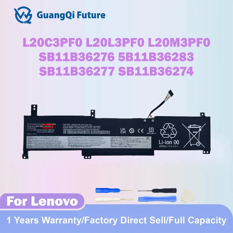 

L20C3PF0 L20M3PF0 L20L3PF0 11,1 В 45 Втч 4054 мАч аккумулятор для ноутбука Lenovo IdeaPad 3-14ITL6 3-15ITL6 3-17ITL6 S14 V14 V15 V17 G2-IT