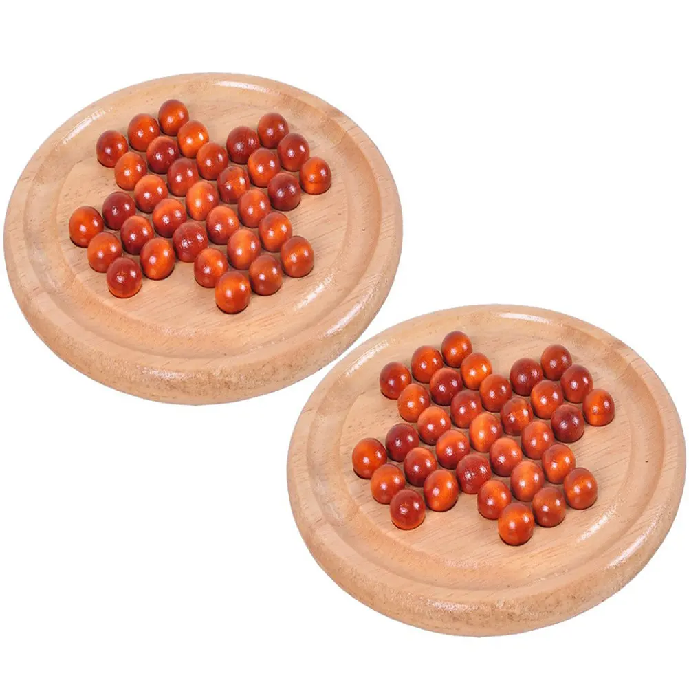 

2 набора деревянных шахматных головоломок: развивающая настольная игра для детей и взрослых, для путешествий, дома, офиса, досуга