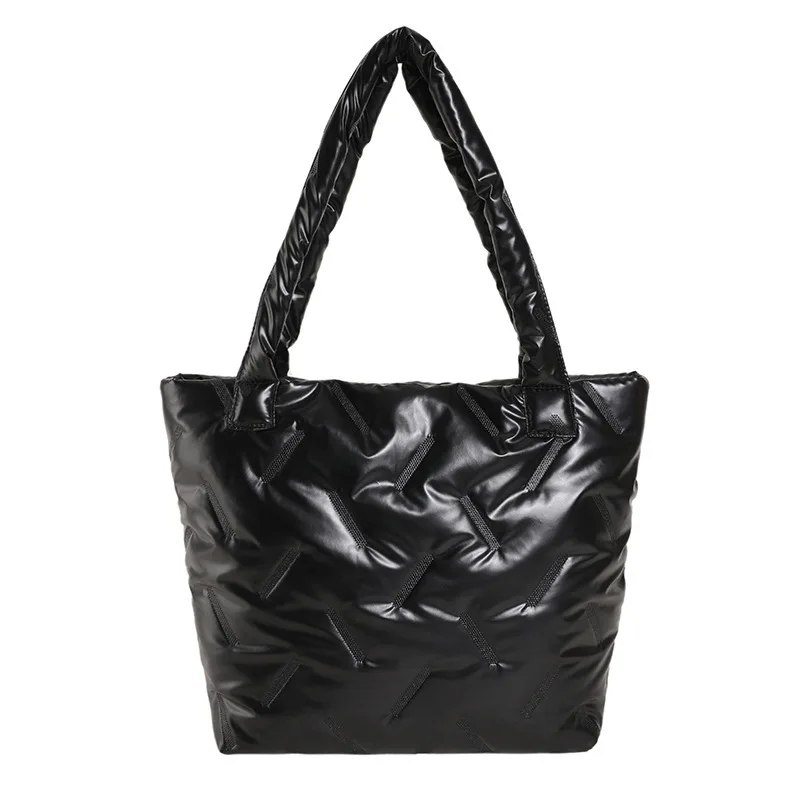 Designerska luksusowa torba Puffy Down Bags Fashion Pikowana torebka na ramię Wyściełane torby na ramię Wszechstronne puchowe torebki na ramię o dużej pojemności — zdjęcie 6