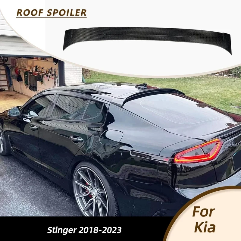 High Quality Carbon Fiber FRP Roof Window Top Wing 2018-2023 Sport Body Kit