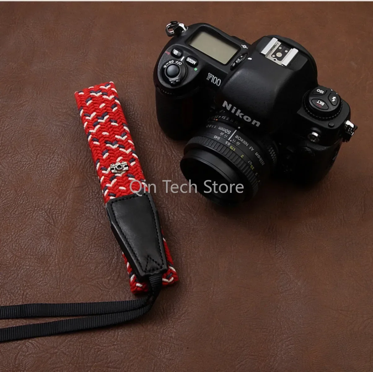 Вязаные разноцветные классические ремни для фотоаппарата, шейные ремни для цифровой зеркальной фотокамеры с микро-одинарным плечом, аксессуары для фотосъемки