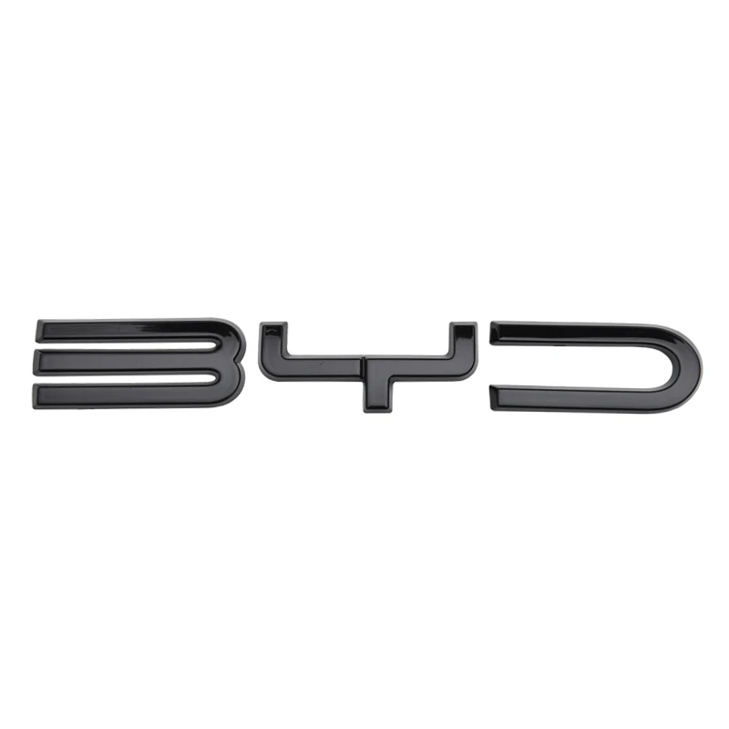 Für BYD Dolphin EA1 2024-2026 Vorderes Kopfemblem Schwarzer Aufkleber Blackout Außenmodifikation Dekorative Auto-Accessoires – Detail 5