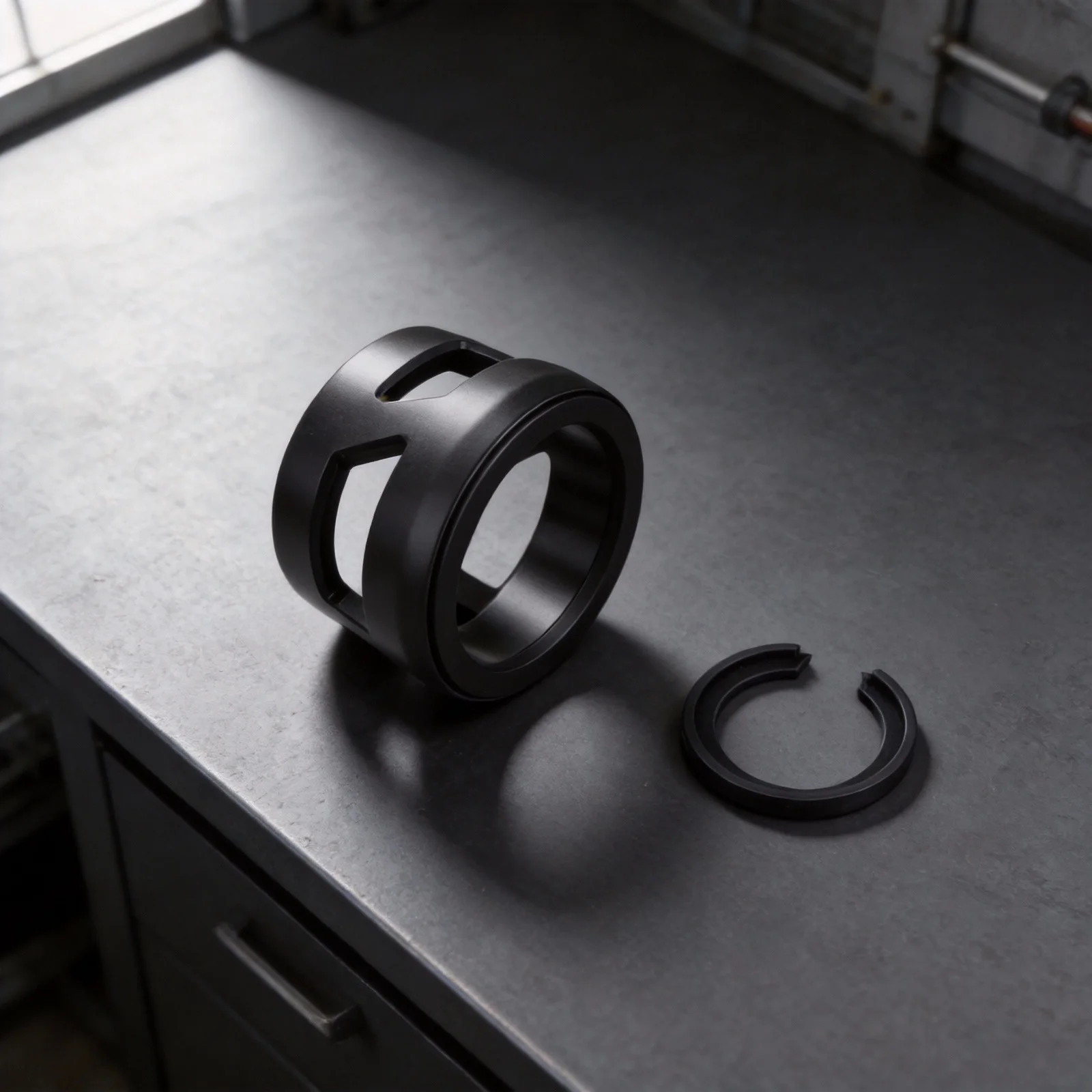 58mm Portafilter Holder Espresso Tamping Station Black Minimal Friction Espresso Holder Muvna Xbloom Stable Coffee Distribution