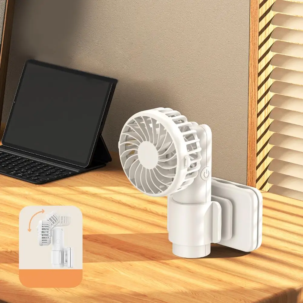Adjustable Handheld Fan Motor Quiet Fan Portable Fan Lightweight Design Low Noise Operation 90 Adjustable Angle