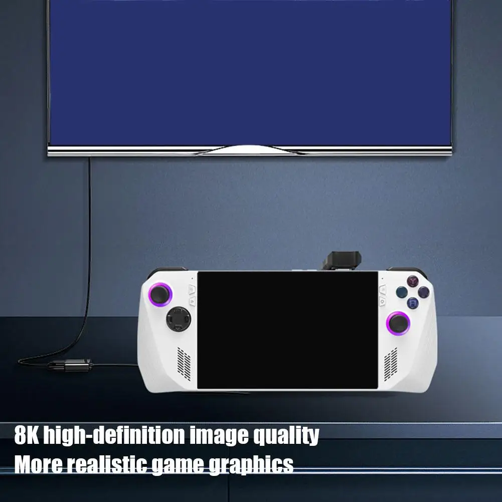 USB3.1 20Gbps Data Adapter For ROG Ally 8K60Hz 140W USB C To C Fast Charge Converter Adapter For MacBook Steam Deck