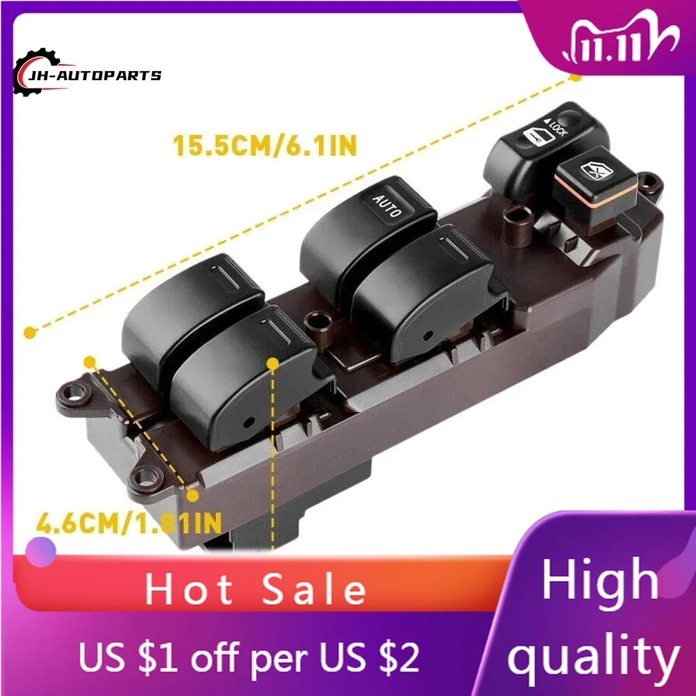 Car Window Button Electric Power Window Switch 84820-AA070 For Toyota Matrix 2003 2004 2005 2006 2007 2008