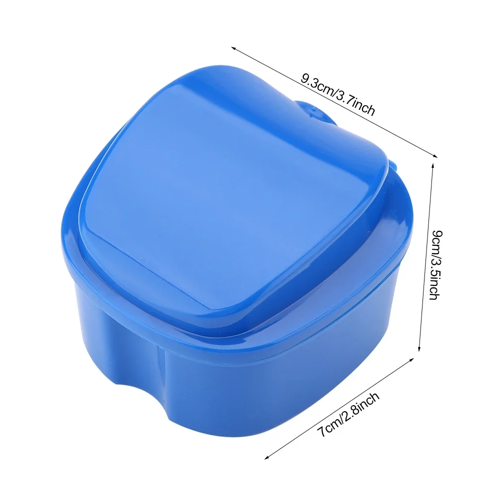 Denture Special Highgrade Molars False Teeth Storage Portable Box Waterresistant With Breathable Filter Screen Dental Appliance