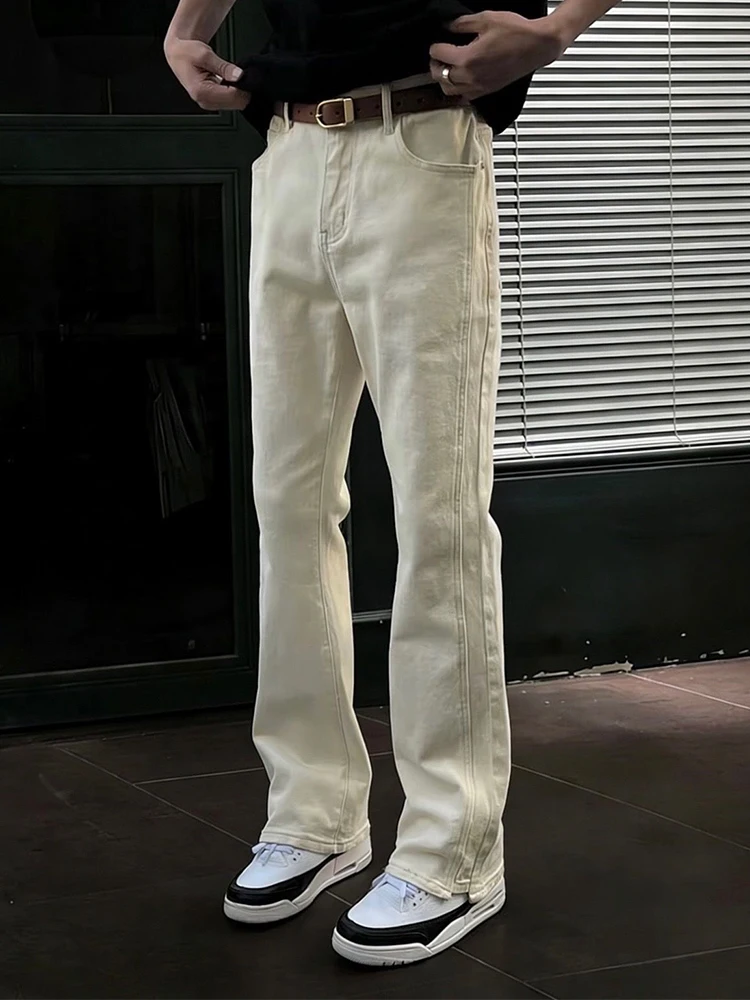 

Cleanfit Slim Fit Men's Jeans High Street Sle Straight Leg Wear Resistant Spring Faion Casual Blue Denim orts