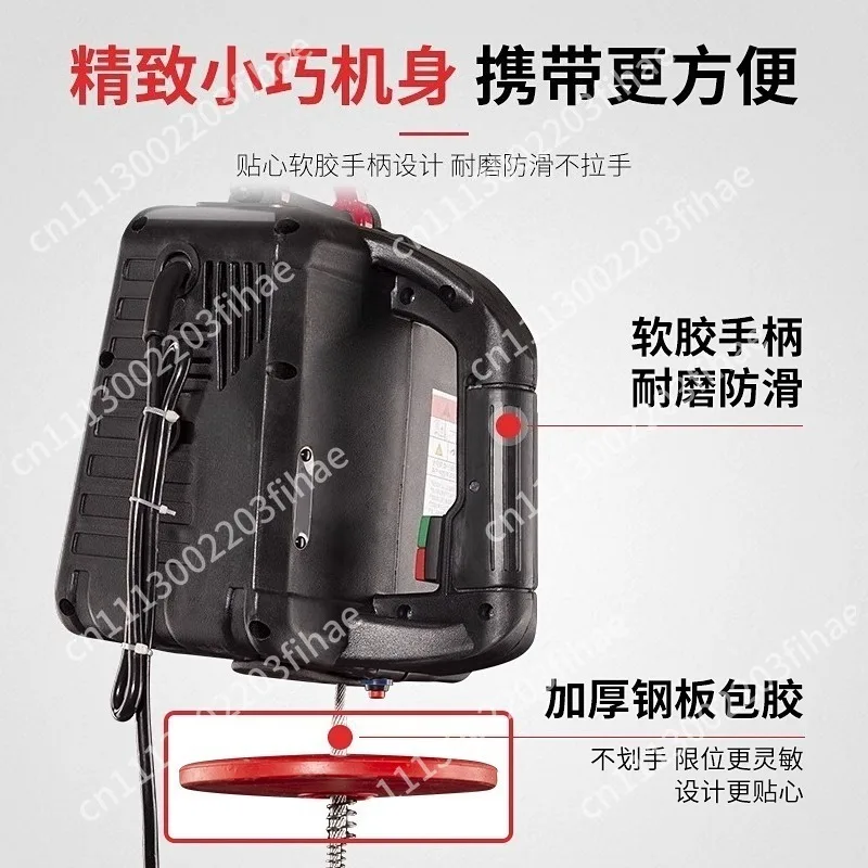 Portable hoist 200, 300 kg 19 meters wireless remote control wire control miniature wire rope hoist