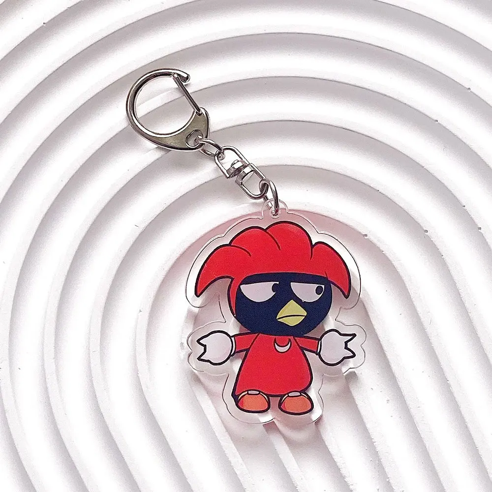 4 قطعة سانريو سونيك القنفذ سلسلة مفاتيح مصنوعة من الأكريليك اكسسوارات مضحك حقيبة الظهر سحرية قلادة الإبداعية كيرينغ هدايا للأصدقاء #5