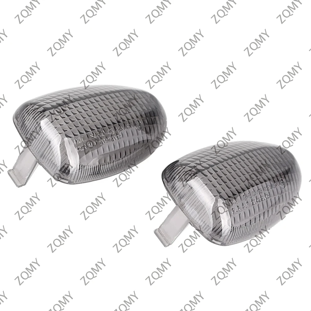 2Pcs E-Mark Motorcycle Turn Signals Light Lamp Indicator Blinker Lens Cover for BMW K1200RS 1997-2004 & R1150R R1150GS R1200C
